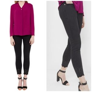 Ted Baker Massie Eyelet Hem Jeans Size 26